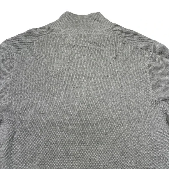 Club Room Soft Grey Heather Cotton Mens Sweater Size Small - Picture 7 of 10